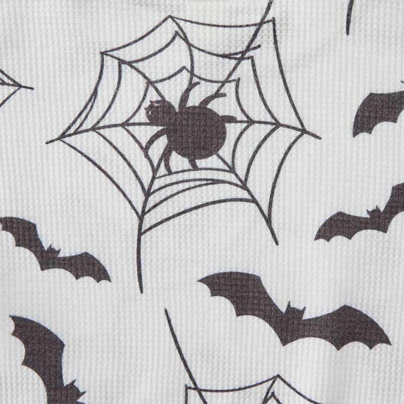 Baby Bat Spider Web Print Waffle 2-piece Set - image 3