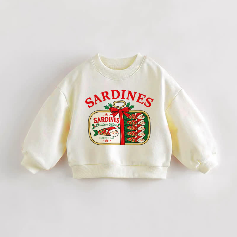 SARDINES Baby Toddler Cream Sweatshirt - Cream - 3-5T - image 1