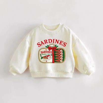 SARDINES Baby Toddler Cream Sweatshirt - Cream - 3-5T - image 1