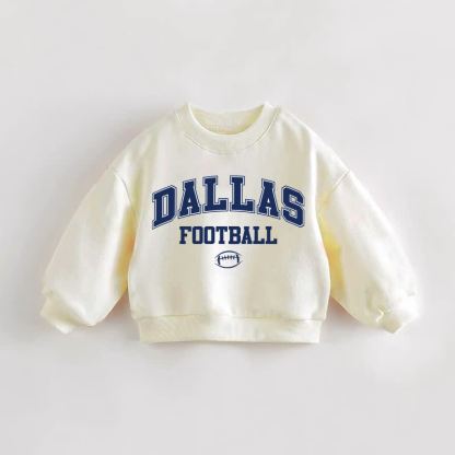 DALLAS FOOTBALL Baby Toddler Cream Sweatshirt - Cream - 3-5T - image 1