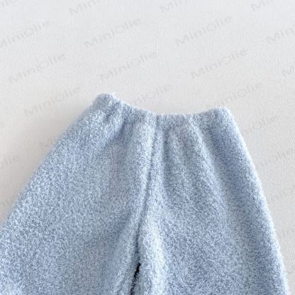 Baby Toddler Cozy Striped Fleece Animal Lounge 2-piece Set - image 11