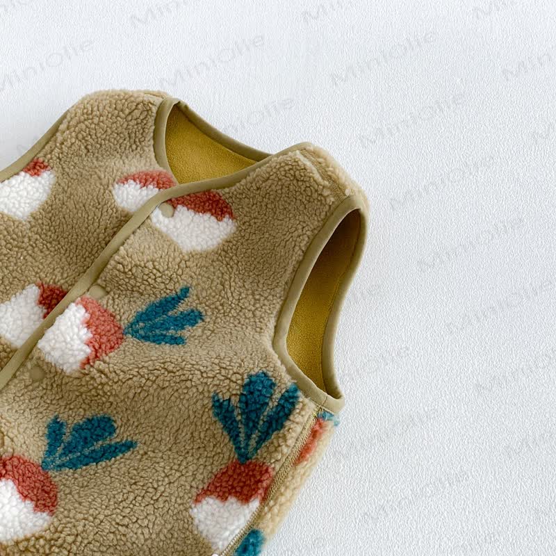Baby Toddler Animal Sherpa Vest or Long Sleeve Top - image 11