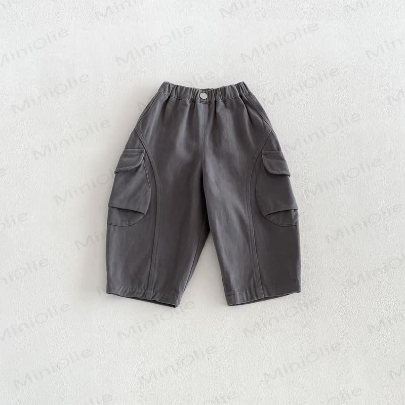 Toddler Solid Color Pullover or Cargo Pants - Dark Gray - 6-7T - image 6