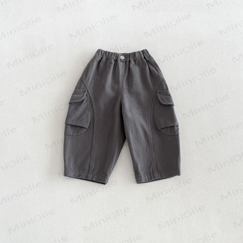 Toddler Solid Color Pullover or Cargo Pants - Dark Gray - 6-7T - image 6