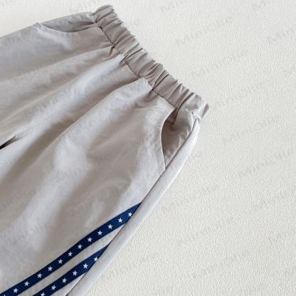 Baby Toddler Contrast Stripe Drawstring Pants or Raglan Top - image 9