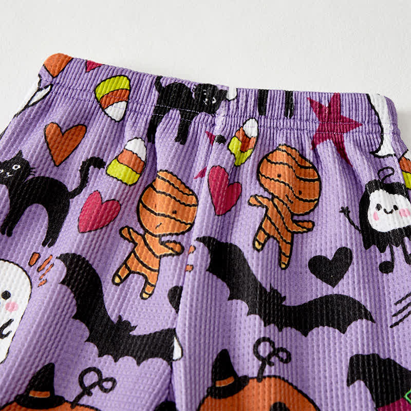 Baby Ghost Bat Pumpkin Waffle 2-piece Set - image 3