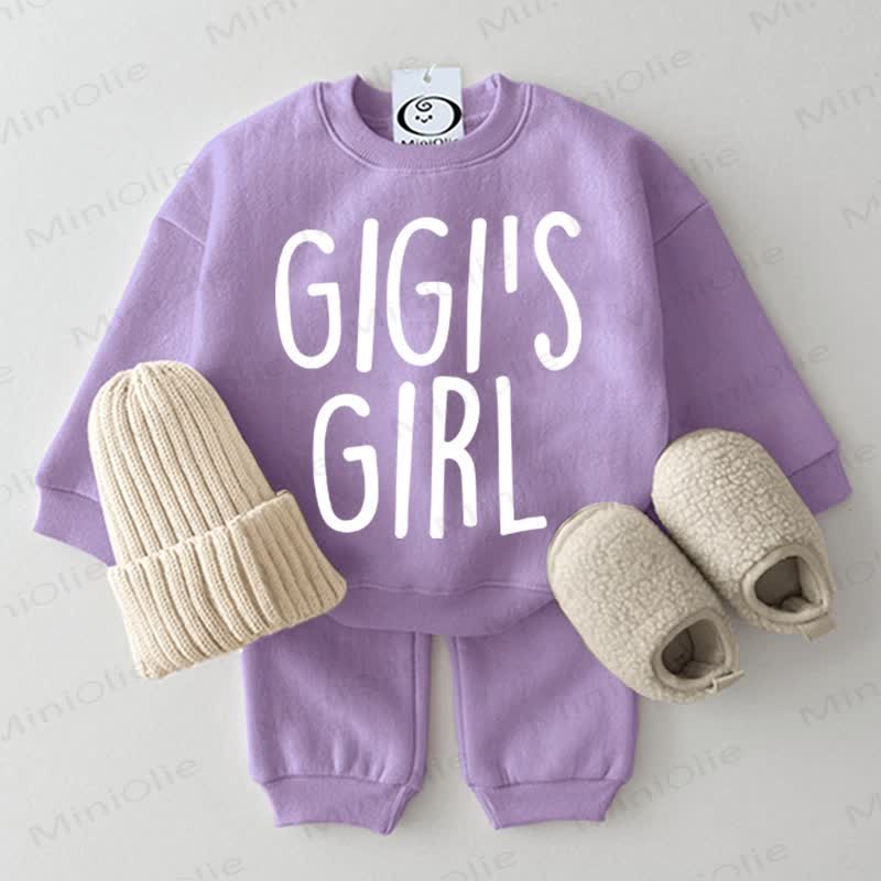 GIGI'S GIRL Baby 2-piece Purple Set - Purple - 2-3T - image 1