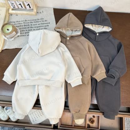 Toddler Cozy Hooded Sweatshirt and Jogger 2-piece Set - image 5