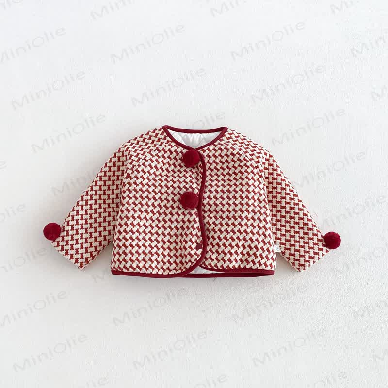  Baby Toddler Girl Red Plaid Outerwear Or Red Gauze Dress - Outerwear - 6-7T - image 2
