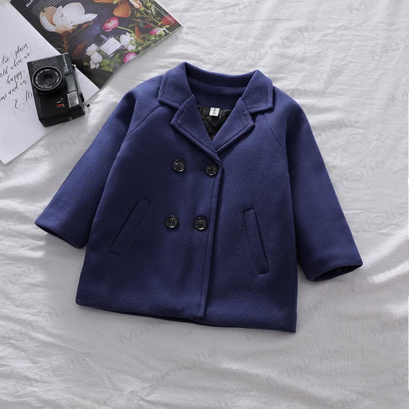 Toddler Vintage Double Breasted Jacket - Navy - 6-7T - image 6