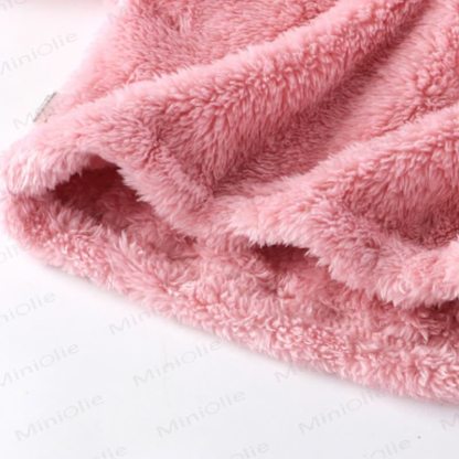 Toddler Warm Plush Hoodie Pants Pyjama Set - image 8