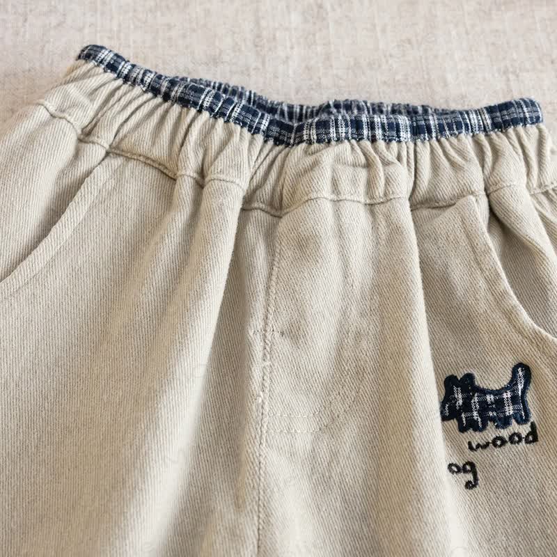 Toddler Casual Check Trim Pants - image 6