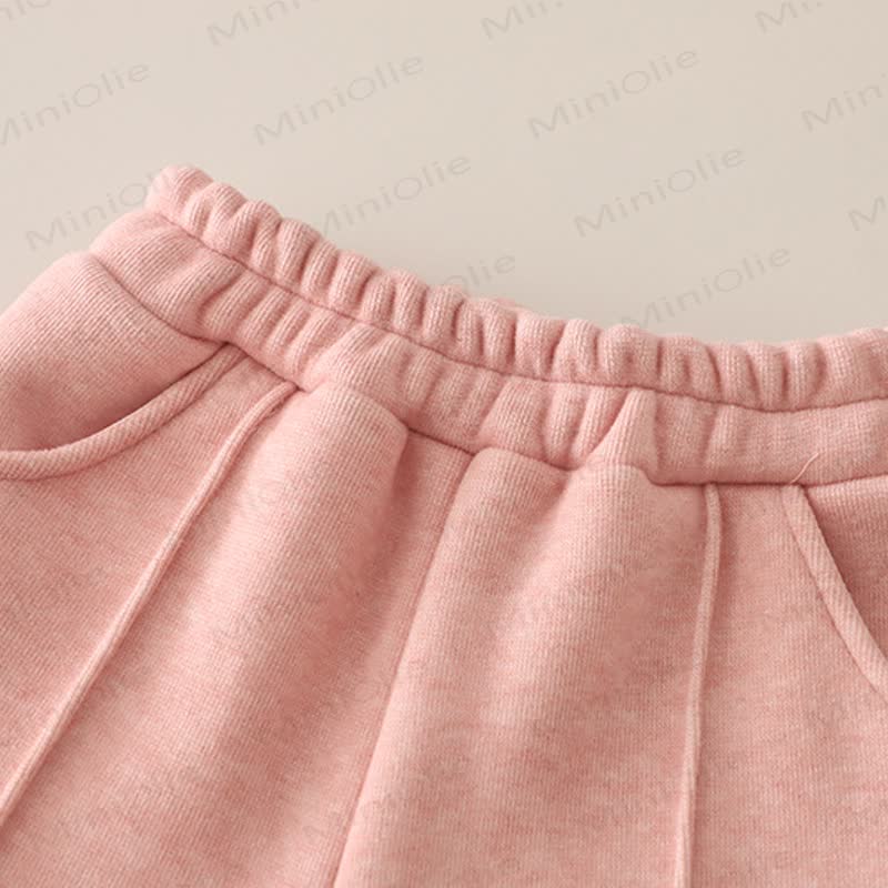 Toddler Girl Quilted Vest Hoodie 3-Piece Set - image 9