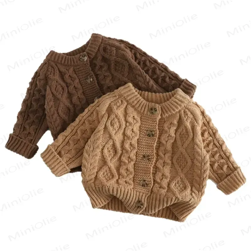 Baby Toddler Girl Ribbed Button Cardigan Sweater - image 10