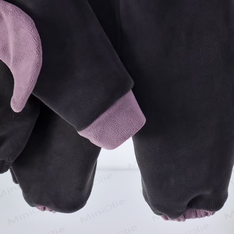 Baby Dino Plush Fleece Hooded and Pants 2-piece Set - image 7