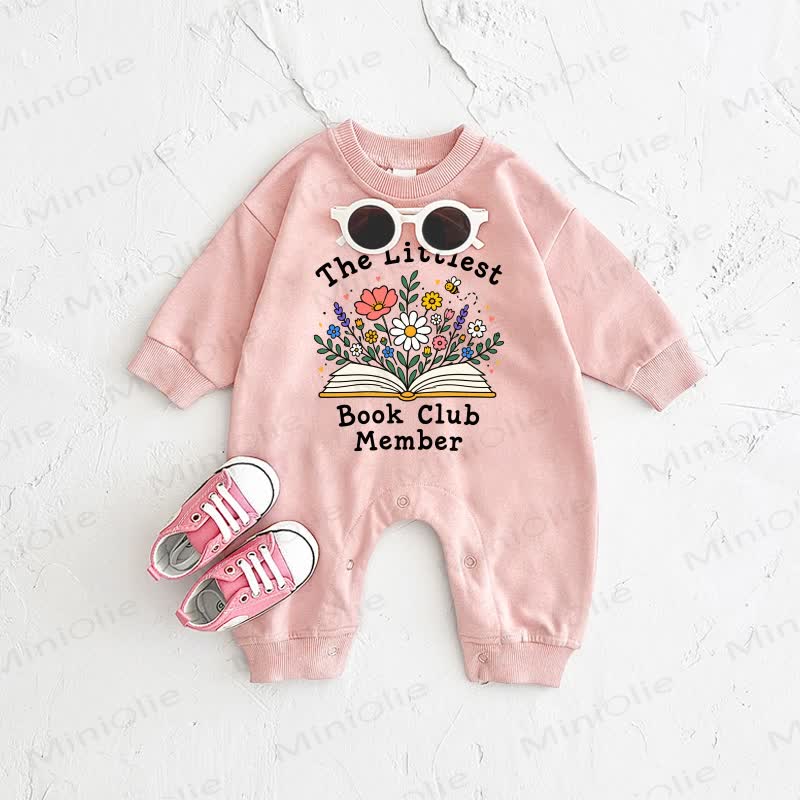THE LITTLEST BOOK CLUB MEMBER Baby Pink Romper - Pink - 2-3T - image 1