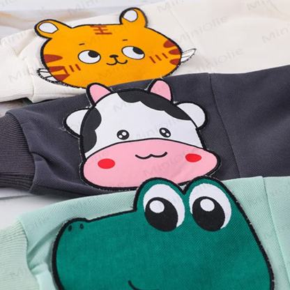 Baby Cartoon Animal Sweatshirt and Jogger 2-Piece Set - image 11