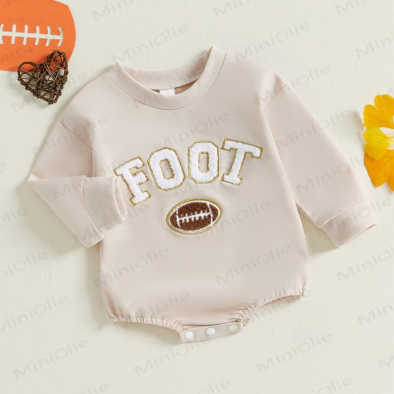 FOOT Baby Long Sleeve Football Sweatshirt Bodysuit - image 6