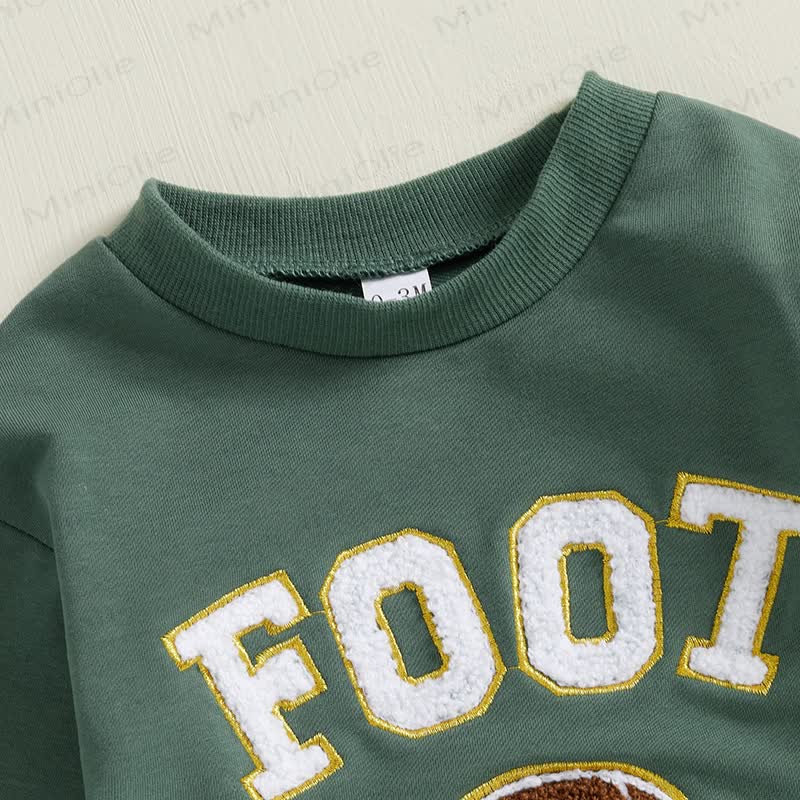 FOOT Baby Long Sleeve Football Sweatshirt Bodysuit - image 4