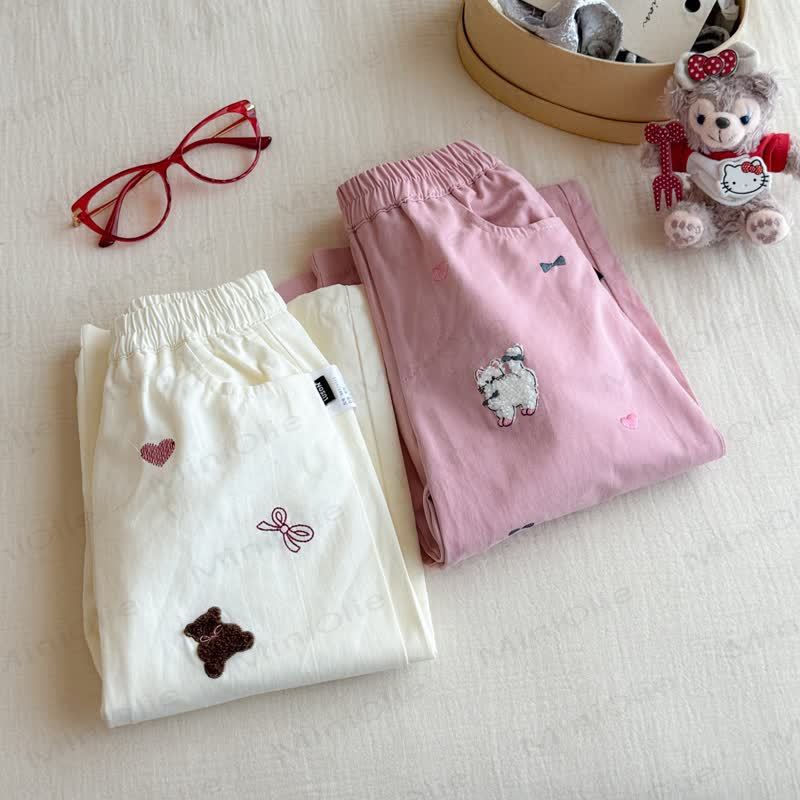 Toddler Girl Animal Bow Pants - image 4