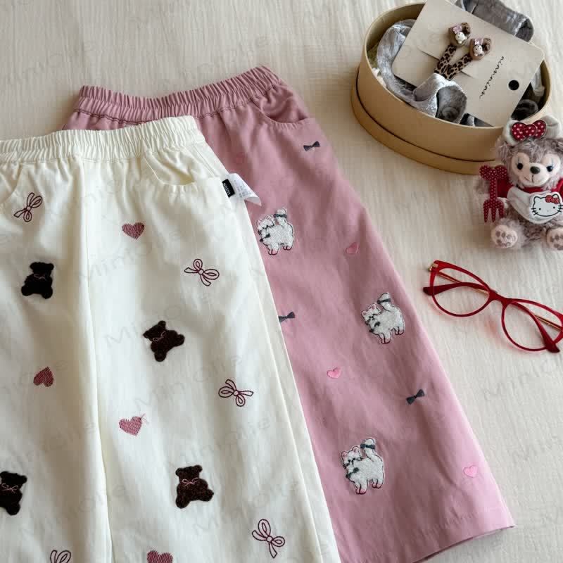 Toddler Girl Animal Bow Pants - image 5