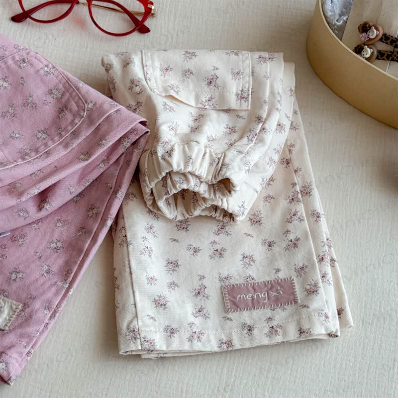 Toddler Girl Ditsy Floral Elastic Waist Lounge Pants - image 5