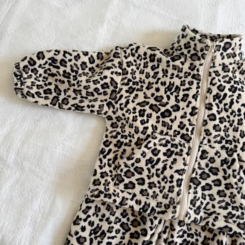 Baby Toddler Leopard Print Long Sleeve Set - image 4