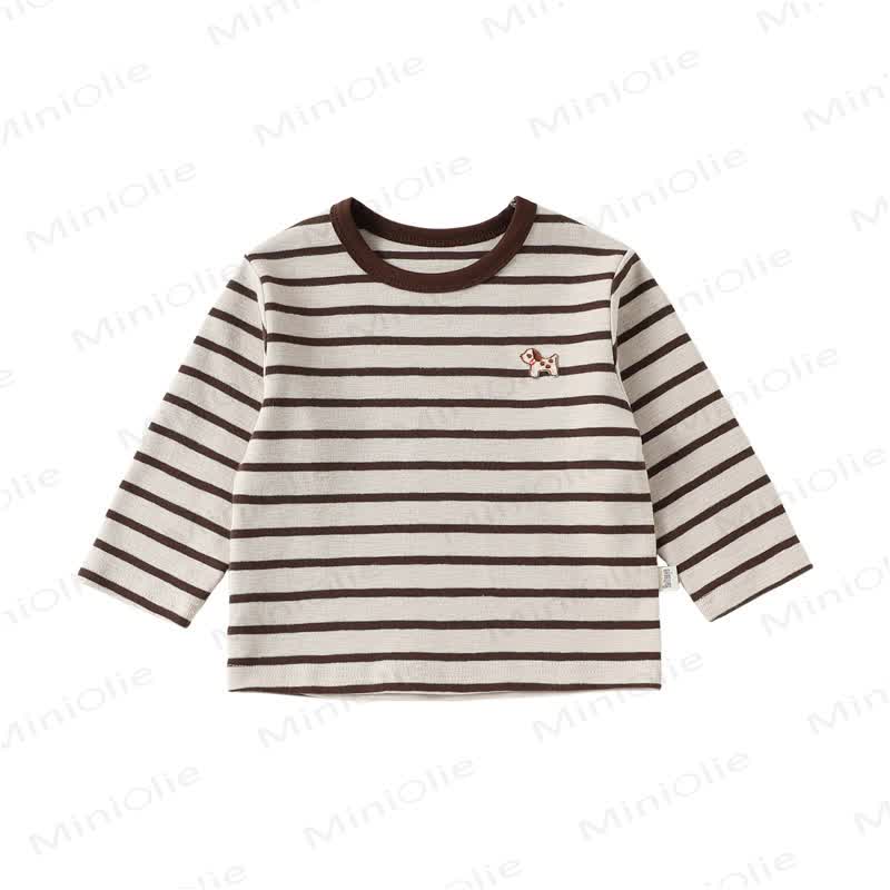Baby Toddler Balloon Leg Overalls or Striped Tee - Brown - 4-5T - image 5