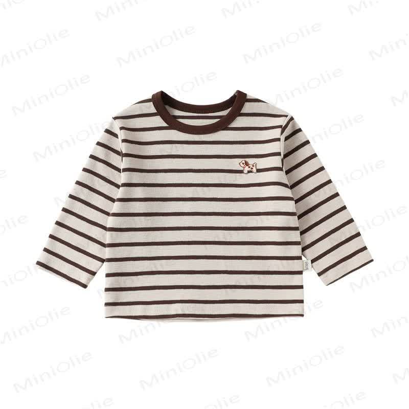 Baby Toddler Balloon Leg Overalls or Striped Tee - Brown - 4-5T - image 5