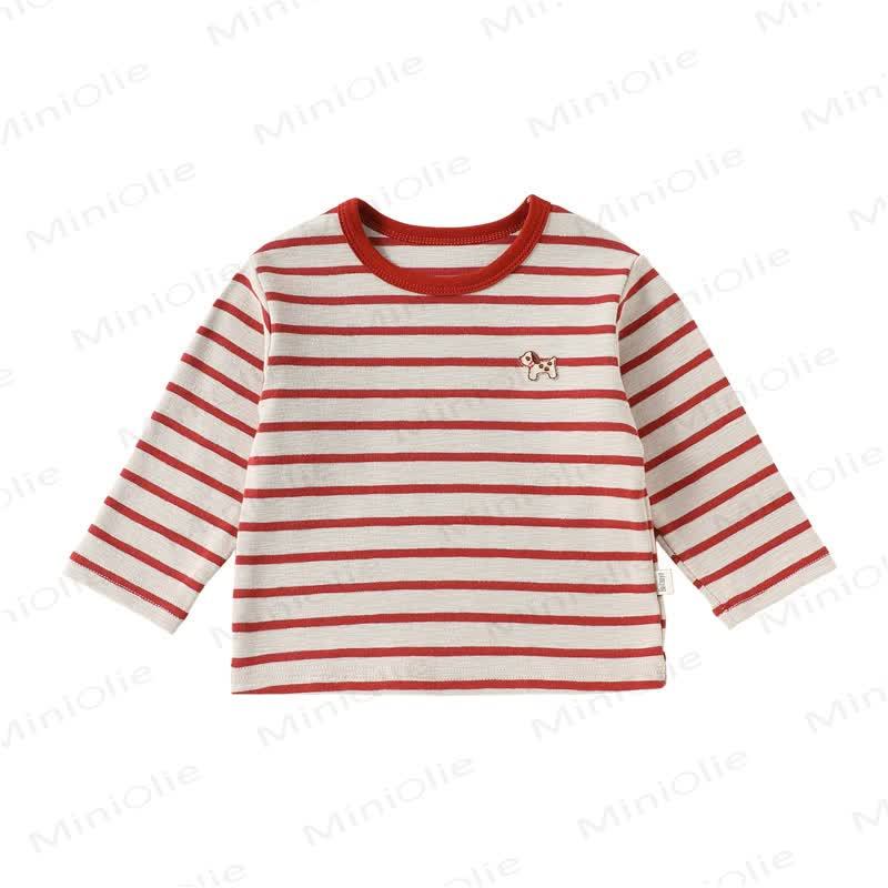Baby Toddler Balloon Leg Overalls or Striped Tee - Red - 4-5T - image 7