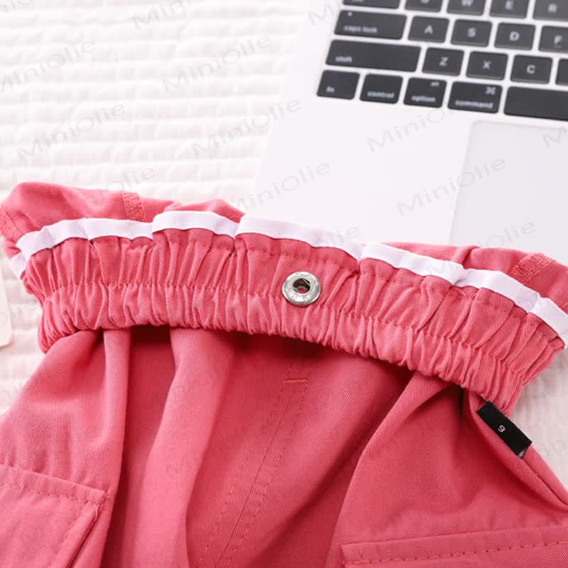 Toddler Solid Color Relaxed Utility Cargo Jogger - image 8