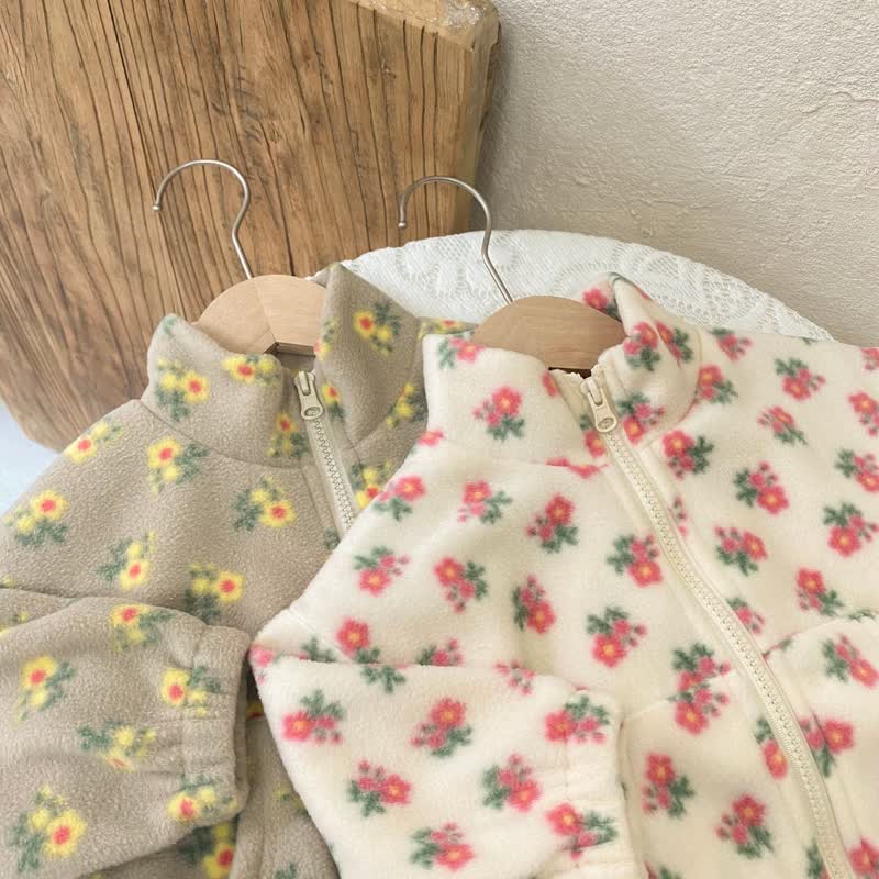 Baby Cozy Stand Collar Jacket and Pants Set - image 5