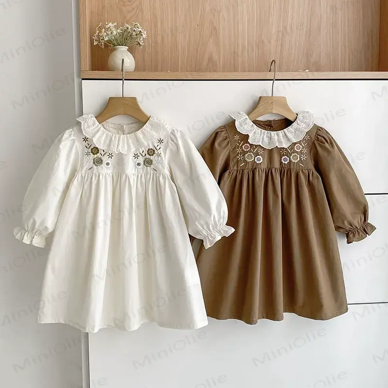 Toddler Girl Floral Long Sleeve Dress - image 1