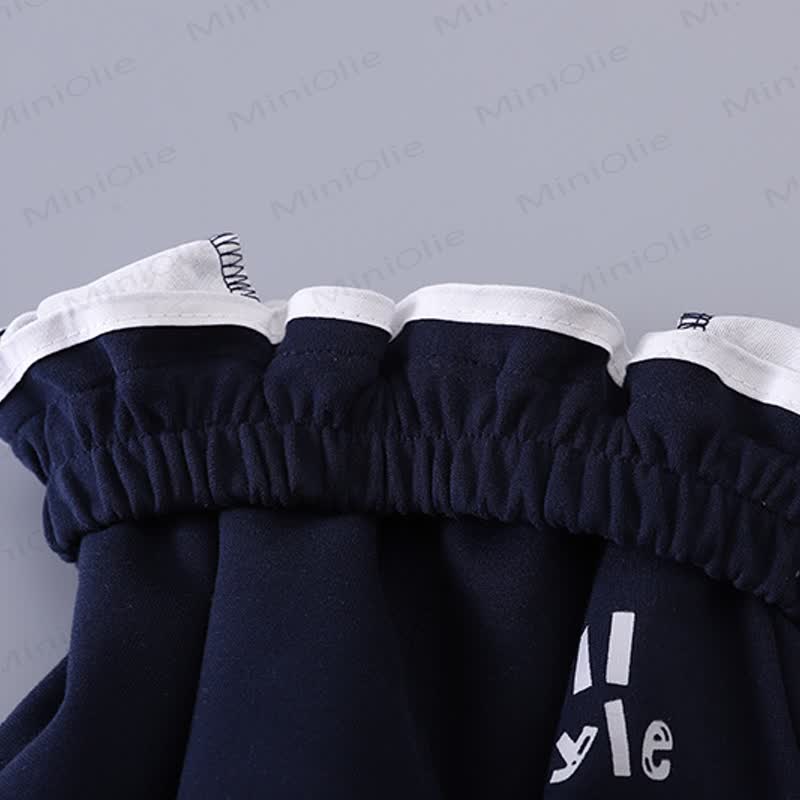 FALL STYLE Toddler Animal Color Block Sweatshirt and Jogger Set - image 12