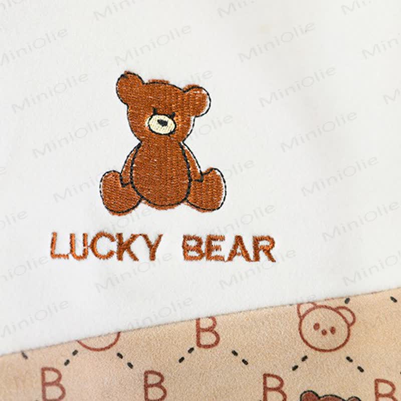 LUCKY BEAR Toddler Fleece Color Block Zip Jacket and Jogger Set - image 5