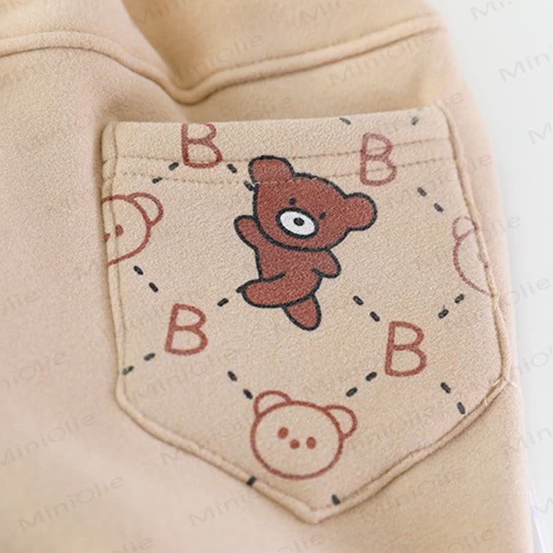 LUCKY BEAR Toddler Fleece Color Block Zip Jacket and Jogger Set - image 13