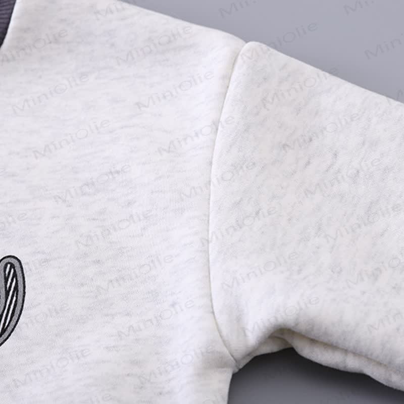 Toddler Boy Puppy Graphic Fleece Sweatshirt and Plaid Pants Set - image 5