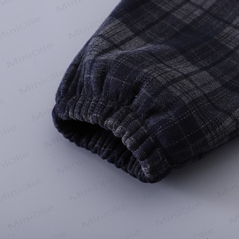 Toddler Boy Puppy Graphic Fleece Sweatshirt and Plaid Pants Set - image 12