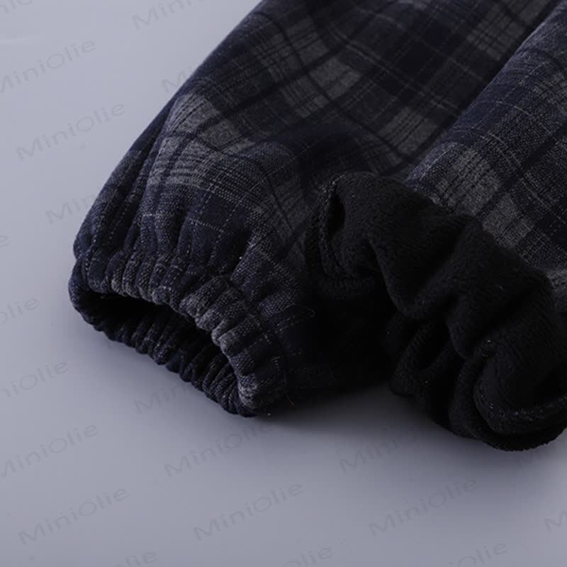 Toddler Boy Puppy Graphic Fleece Sweatshirt and Plaid Pants Set - image 13