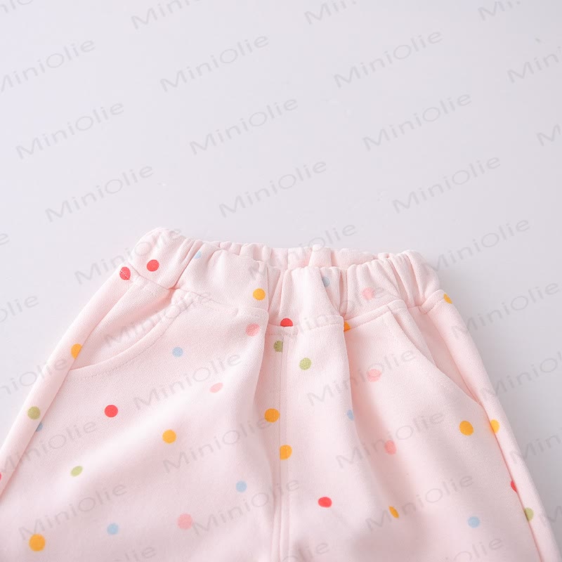 Toddler Girl Polka Dot Hooded Jacket 3-Piece Set - image 10