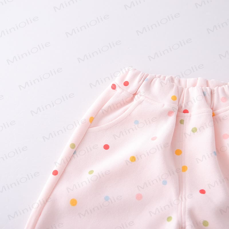 Toddler Girl Polka Dot Hooded Jacket 3-Piece Set - image 11