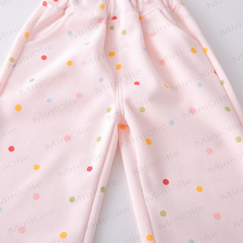 Toddler Girl Polka Dot Hooded Jacket 3-Piece Set - image 12