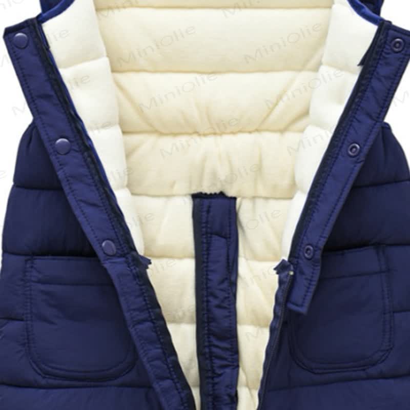 Baby Toddler Bear Quilted Fleece Lined Overalls - image 9