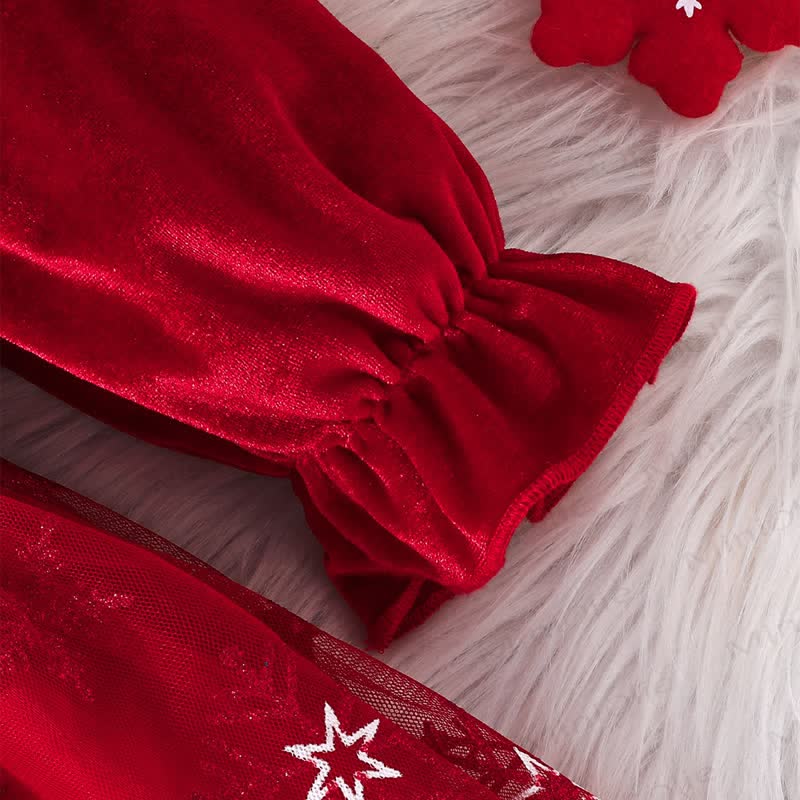 Baby Toddler Girl Christmas Starry Tulle Dress - image 5