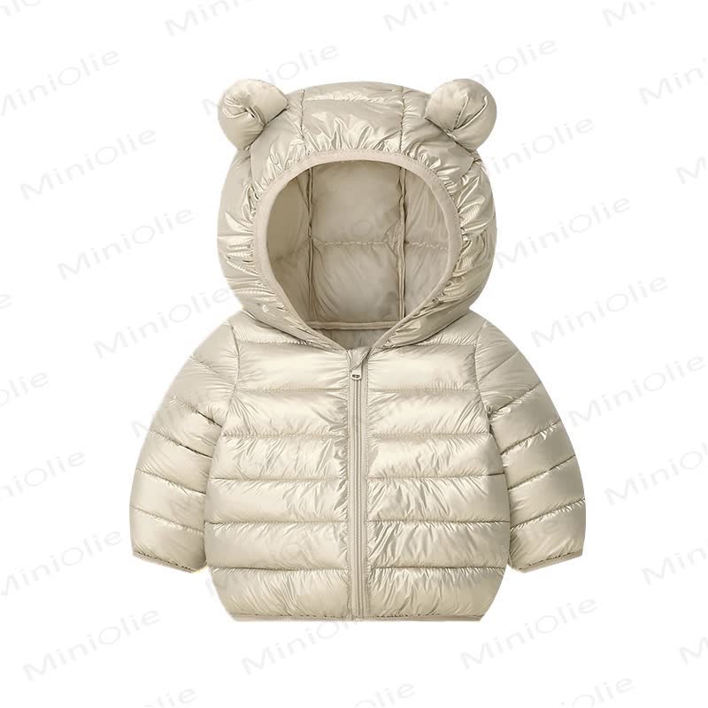 Baby Toddler Lightweight Hooded Puffer Jacket - 838Khaki - 6-7T - image 8