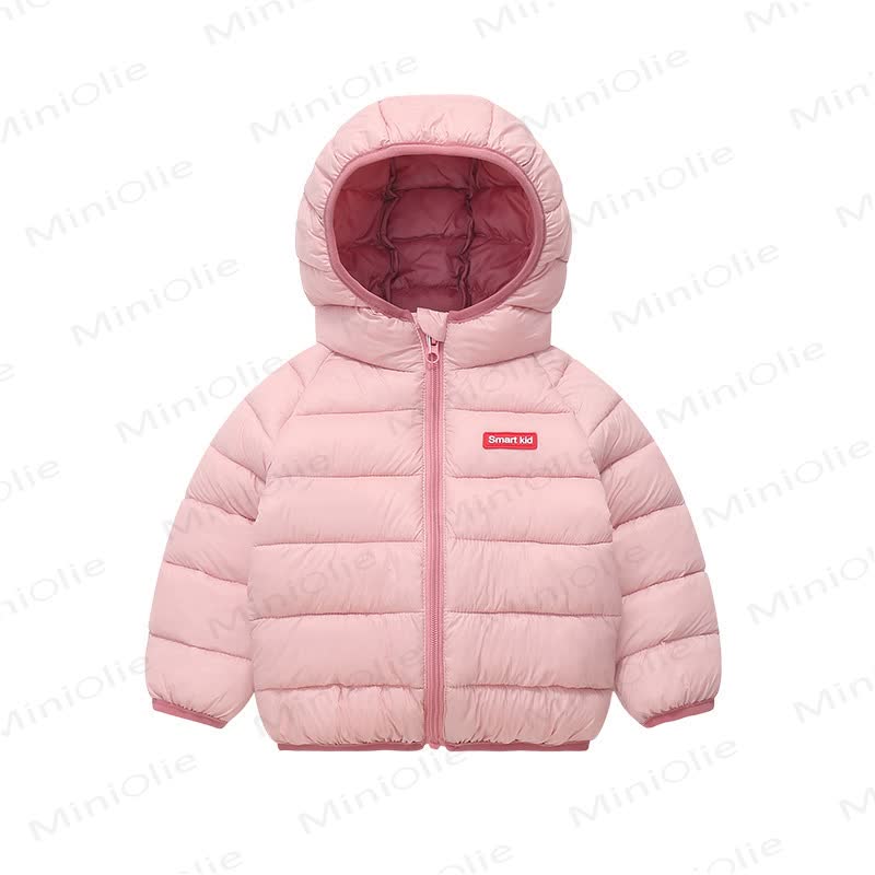 Baby Toddler Lightweight Hooded Puffer Jacket - 880Pink - 6-7T - image 13