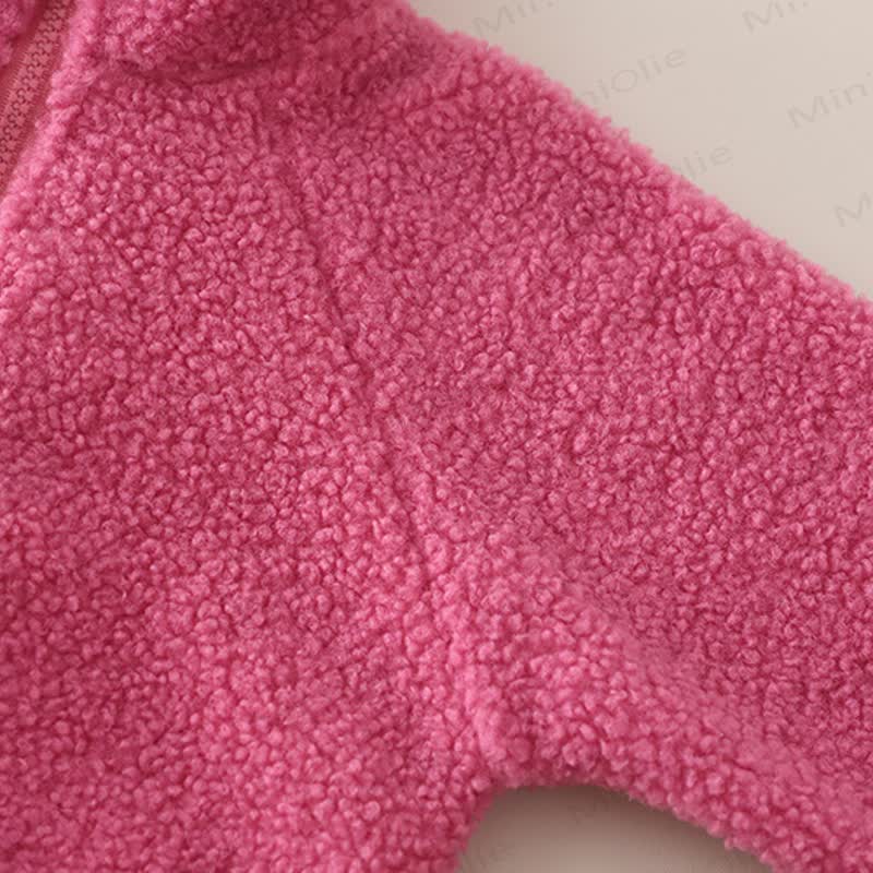 Toddler Girl Cat Sherpa Jacket and Pants 3-Piece Set with Bag - image 16