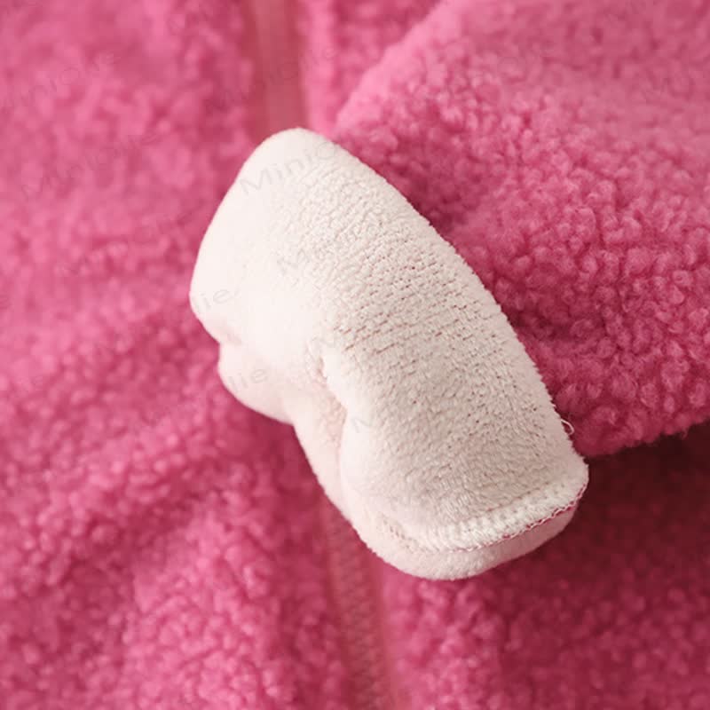 Toddler Girl Cat Sherpa Jacket and Pants 3-Piece Set with Bag - image 17