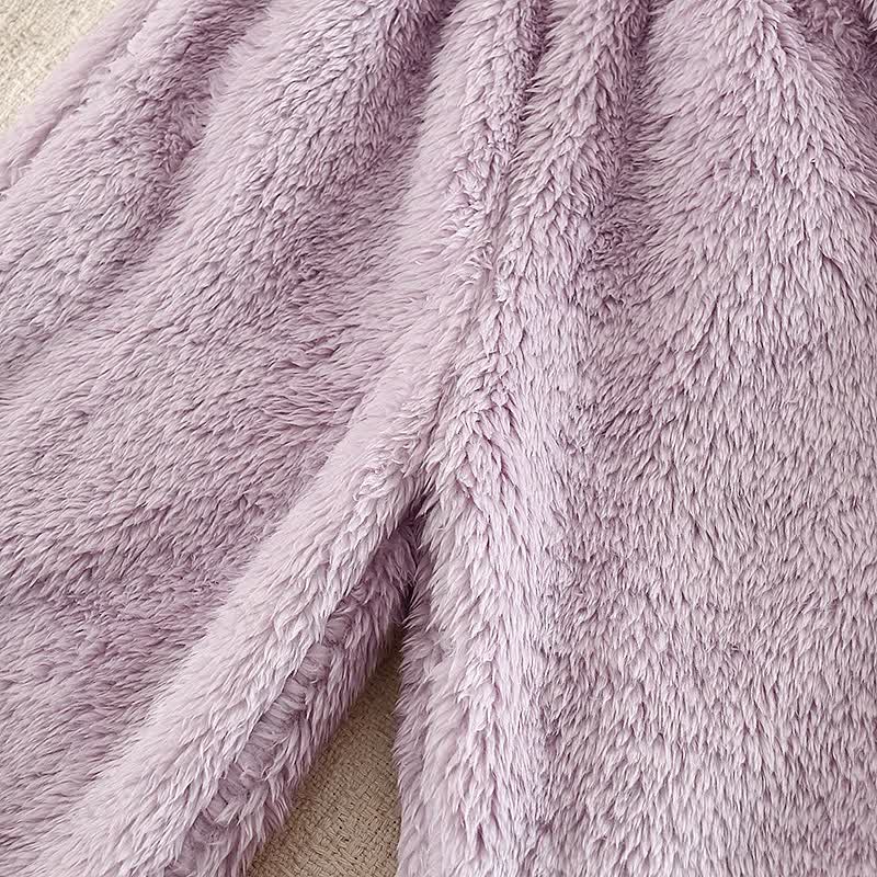 Toddler Cozy Coral Fleece Zip Up Jacket and Pants Set - image 11