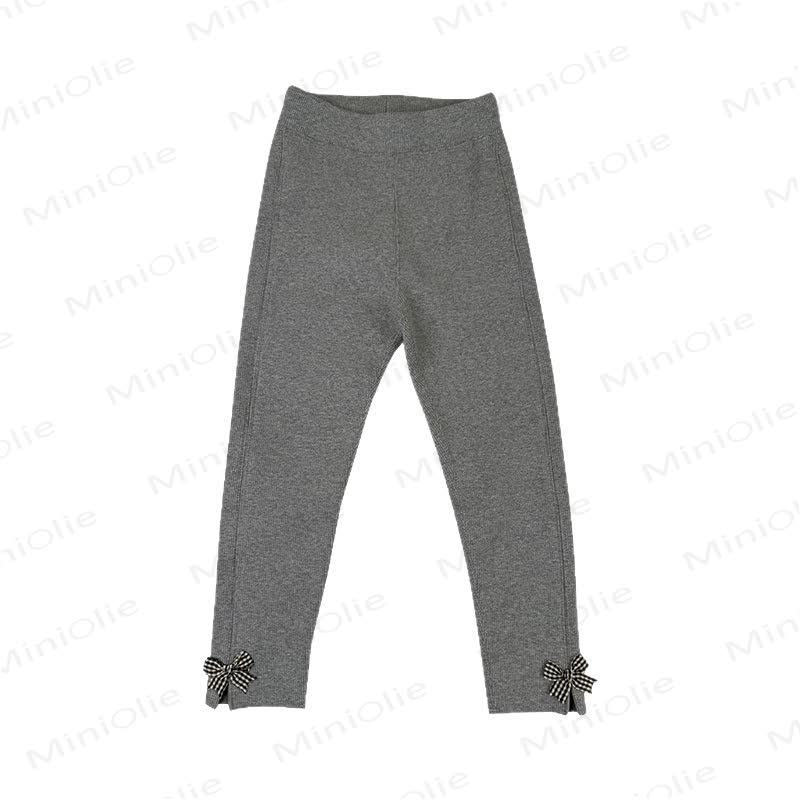 Toddler Girl Bow Trim Leggings - image 3